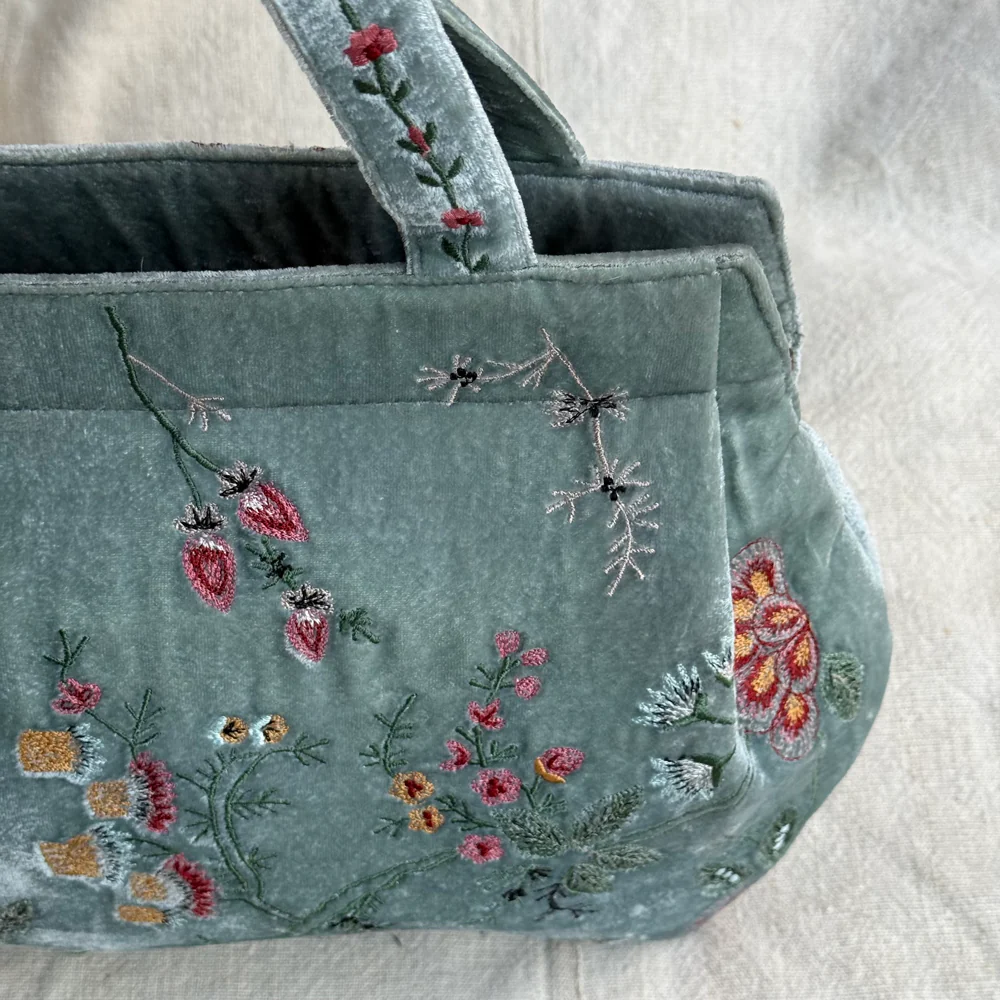 John Derian Custom Poppins Bag in Ocean - Image 5