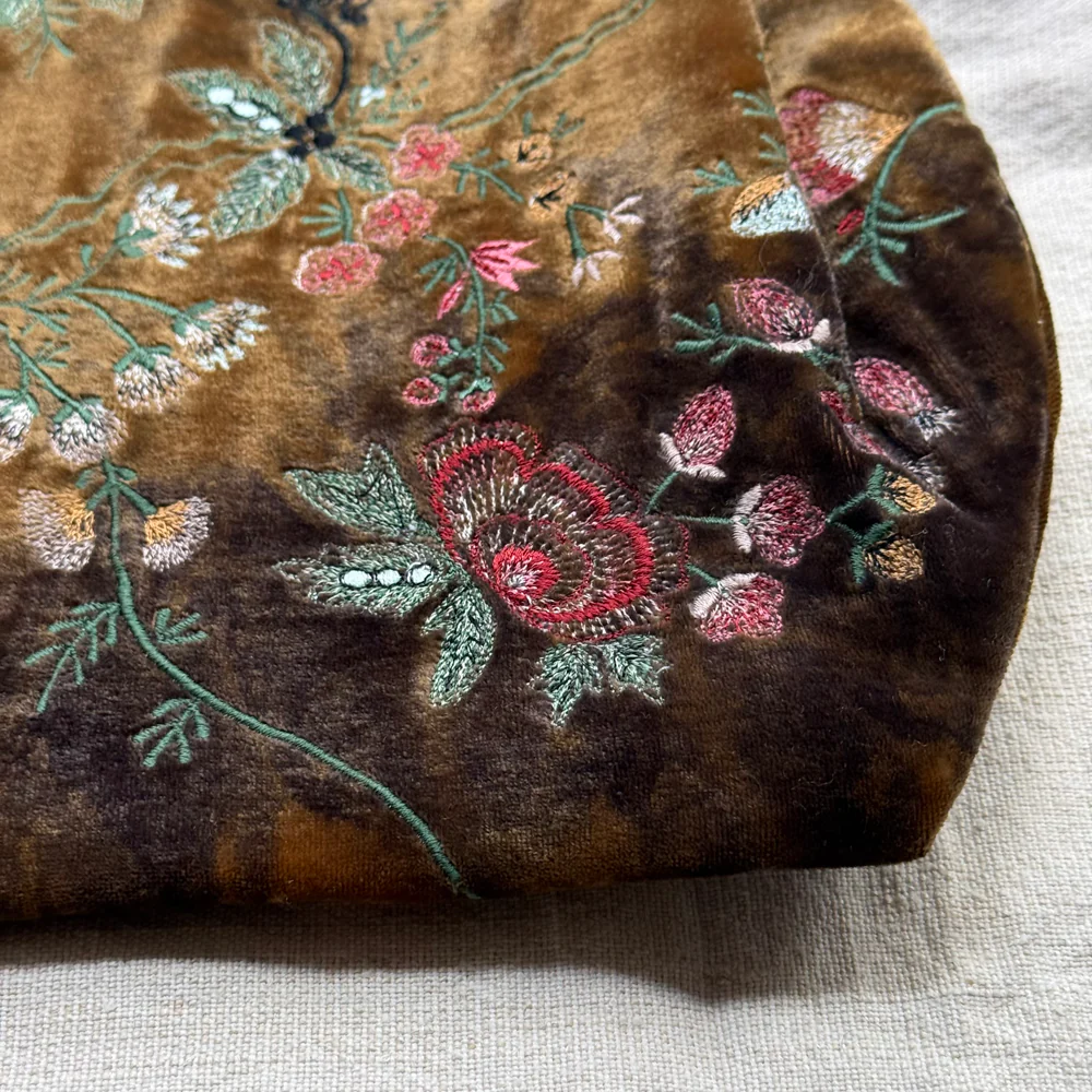 John Derian Custom Poppins Bag in Shaded Light Brown - Image 3