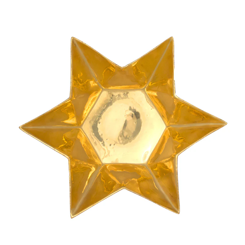 Etoile Soup Plate (Gold Interior)