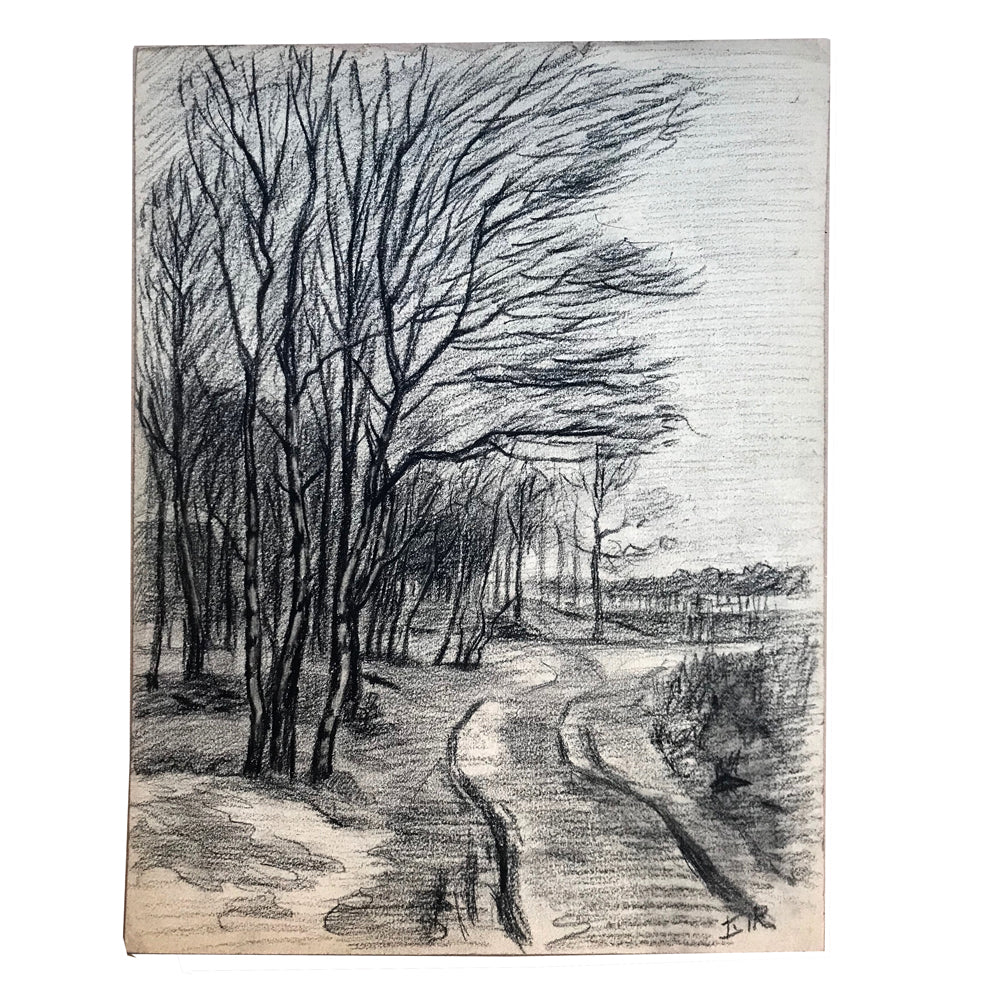 Evert Rabbers Landscape Drawing 65