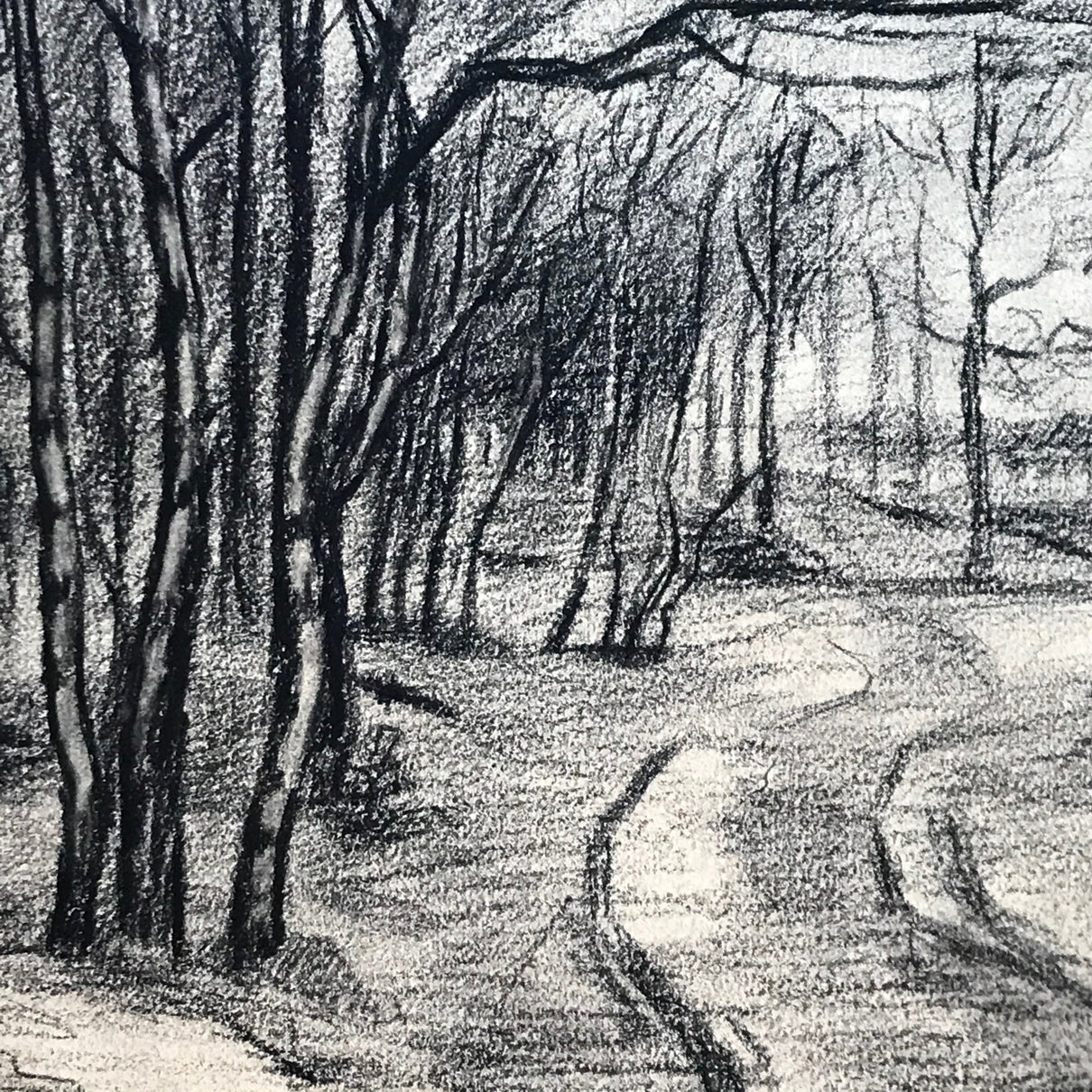 Evert Rabbers Landscape Drawing 65 - Image 2