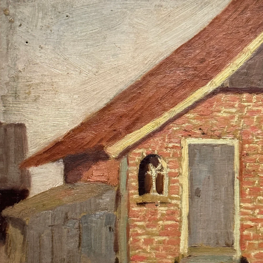 Evert Rabbers Landscape Painting (2317) - Image 3