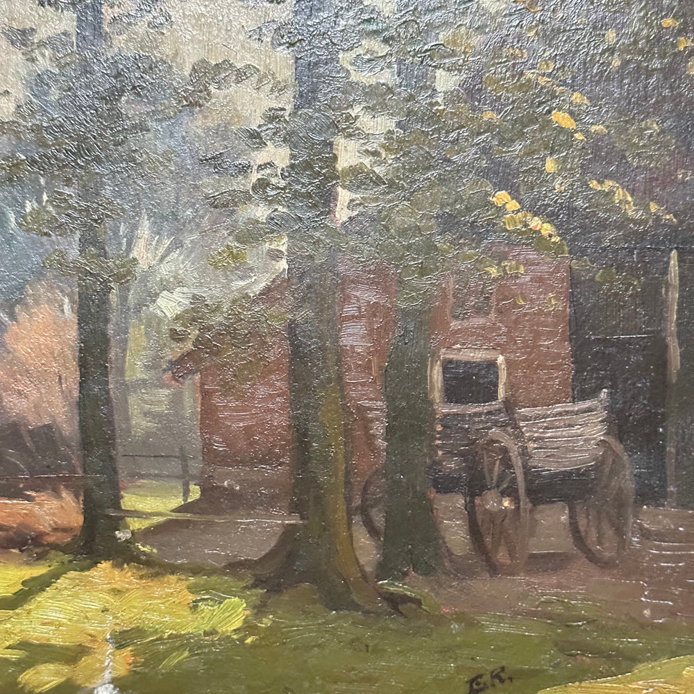 Evert Rabbers Landscape Painting (2324) - Image 2