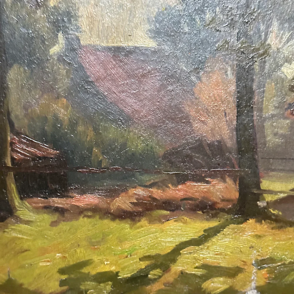 Evert Rabbers Landscape Painting (2324) - Image 3