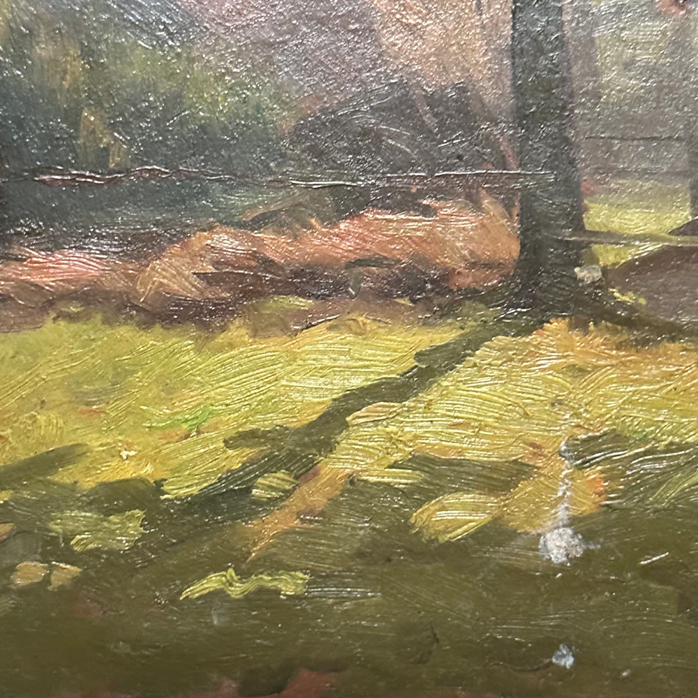 Evert Rabbers Landscape Painting (2324) - Image 5