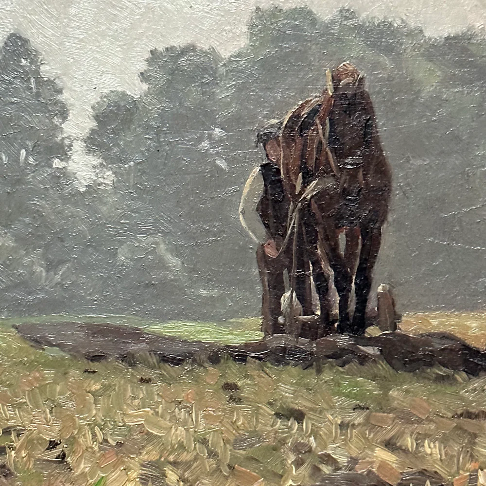 Evert Rabbers Landscape Painting (2338) - Image 2