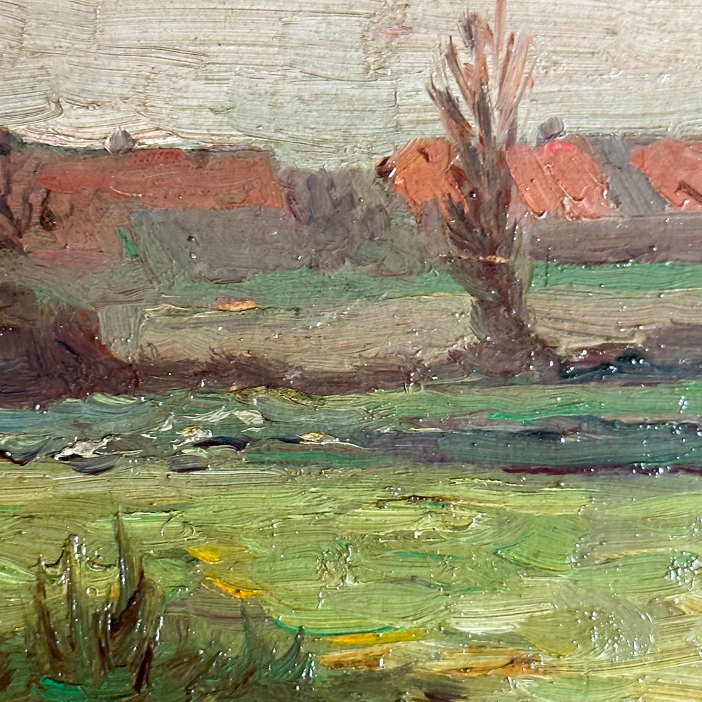 Evert Rabbers Landscape Painting (2355) - Image 3