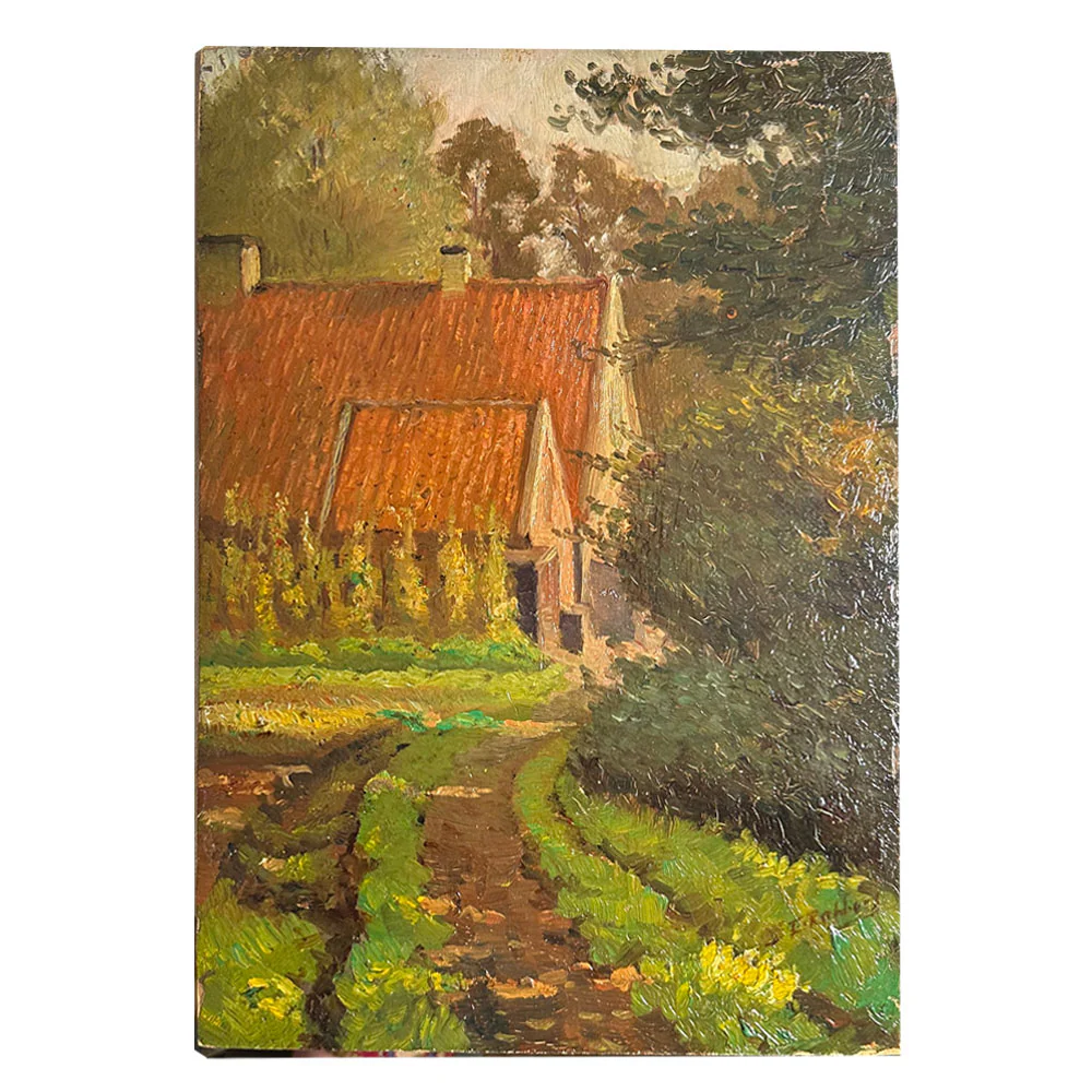 Evert Rabbers Landscape Painting (2357)