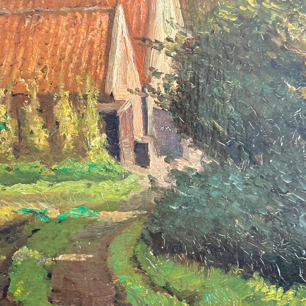 Evert Rabbers Landscape Painting (2357) - Image 2