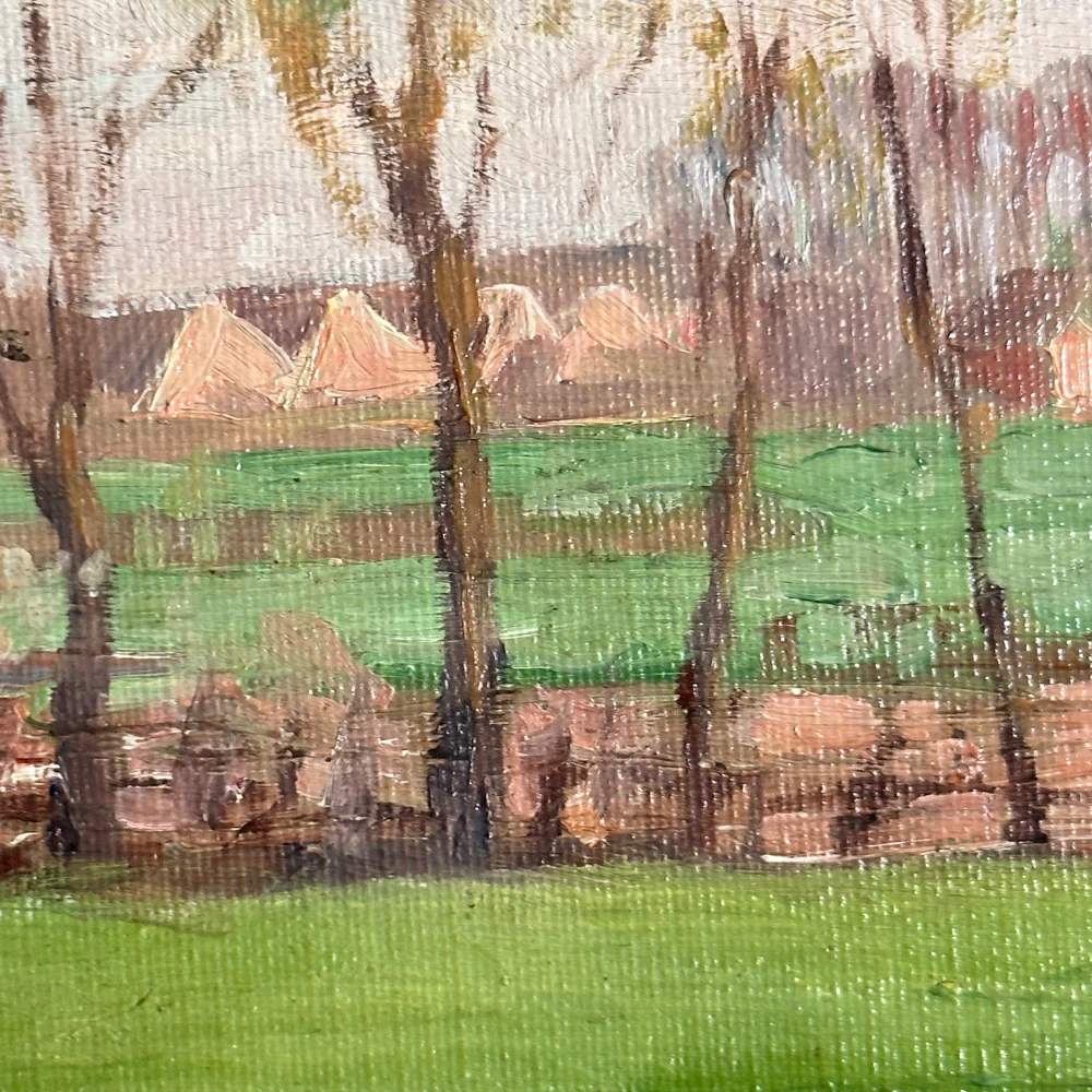 Evert Rabbers Landscape Painting (2362) - Image 3