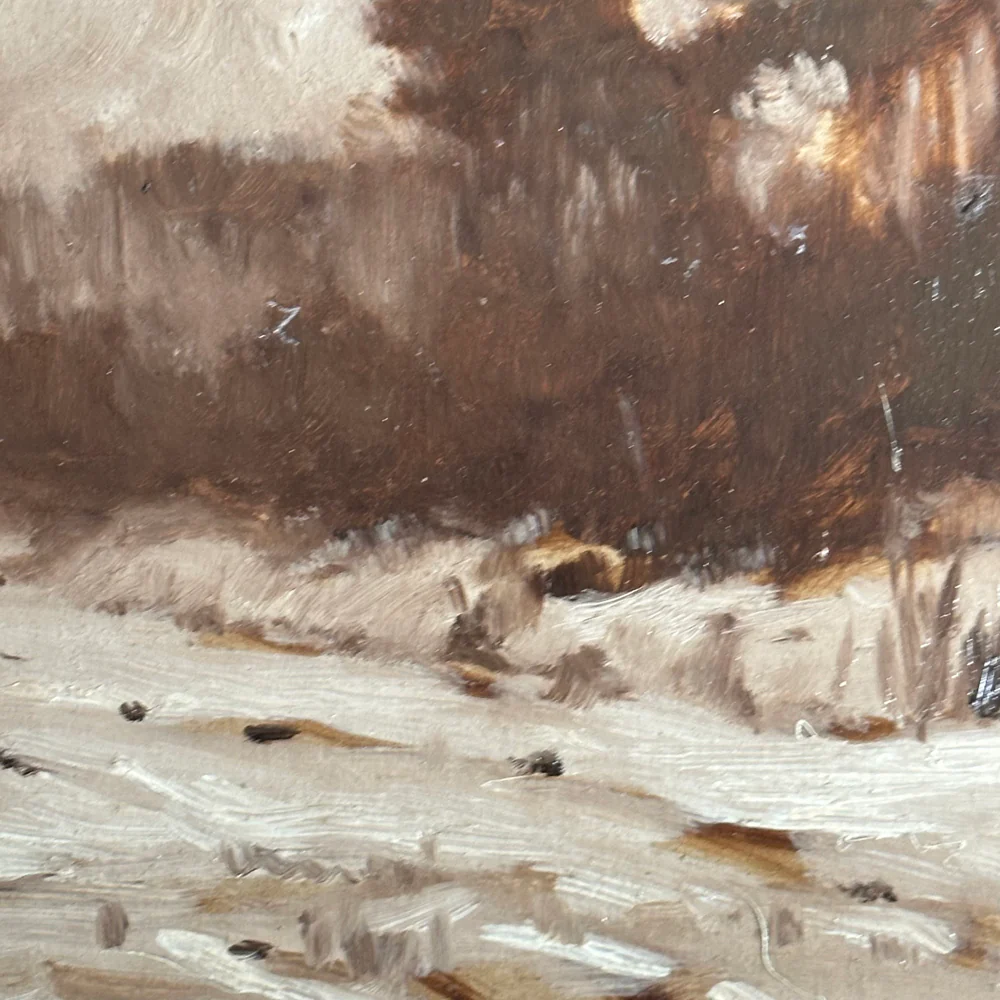 Evert Rabbers Landscape Painting (2364) - Image 2