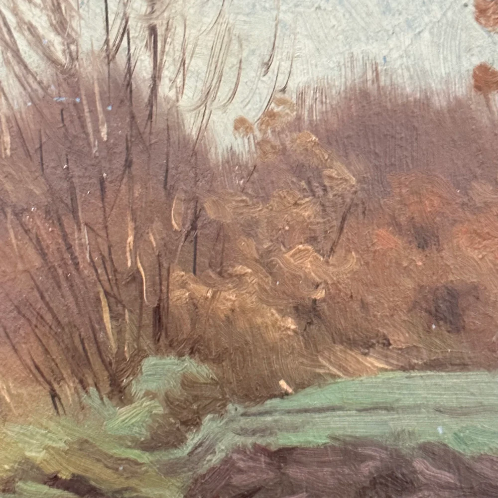 Evert Rabbers Landscape Painting (2377) - Image 3