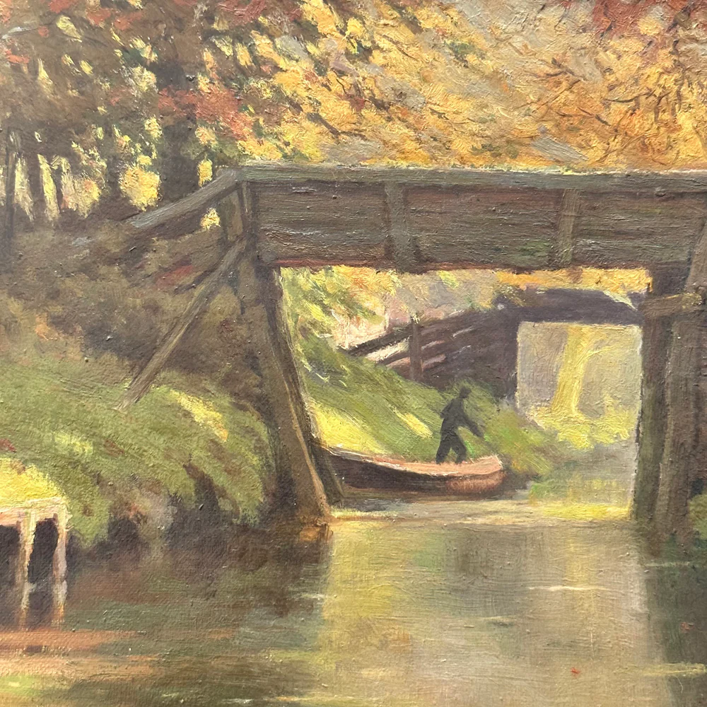 Evert Rabbers Landscape Painting - Image 2