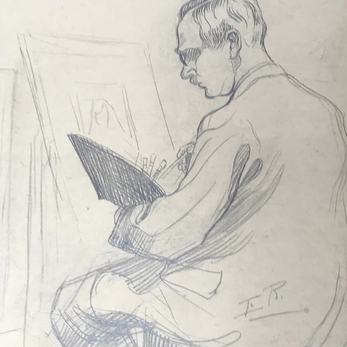 Evert Rabbers Portrait Drawing 20 - Image 2