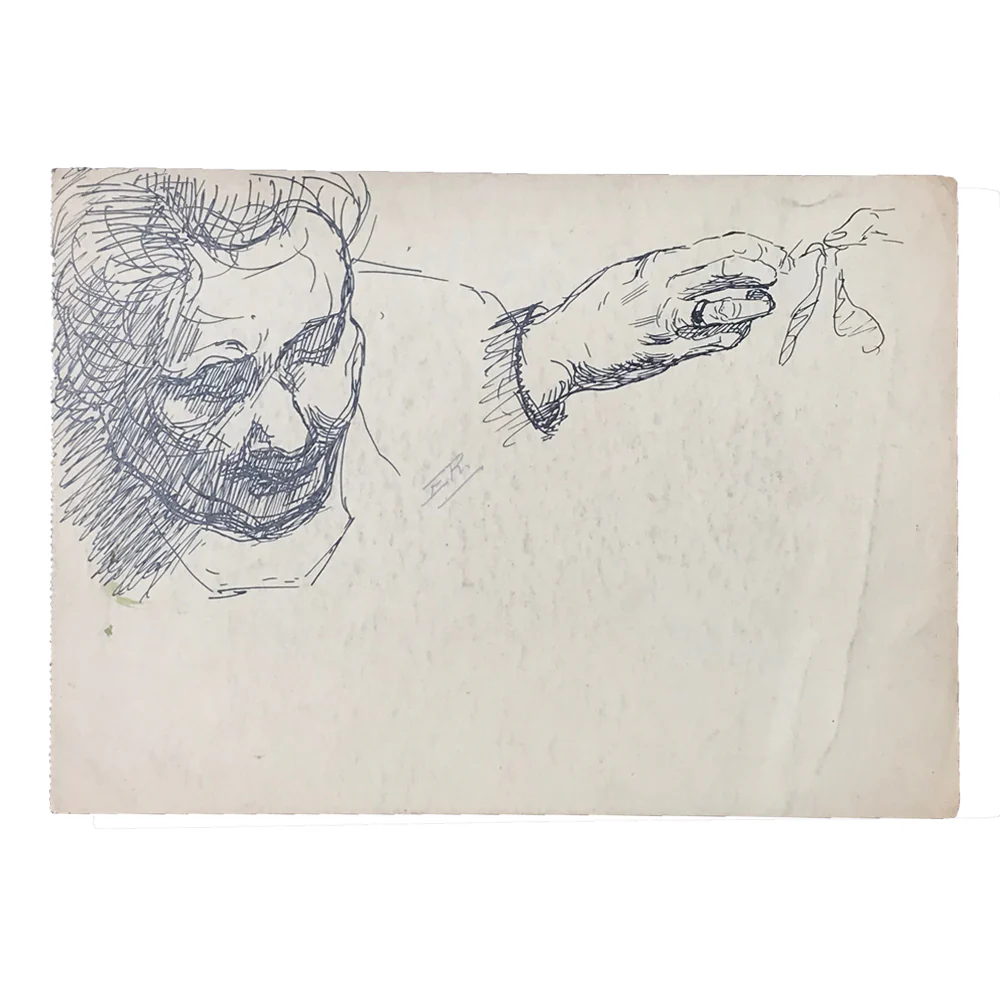 Evert Rabbers Portrait Drawing 28