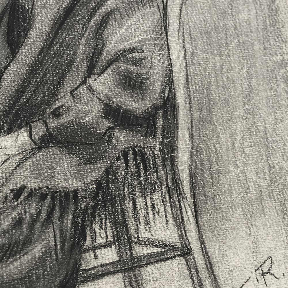 Evert Rabbers Portrait Drawing 35 - Image 2