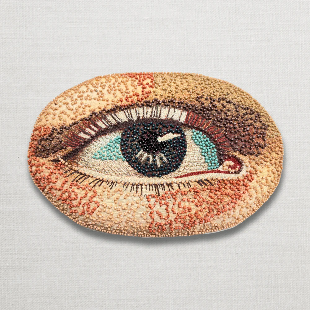 Beaded Decorative Eye Cushion