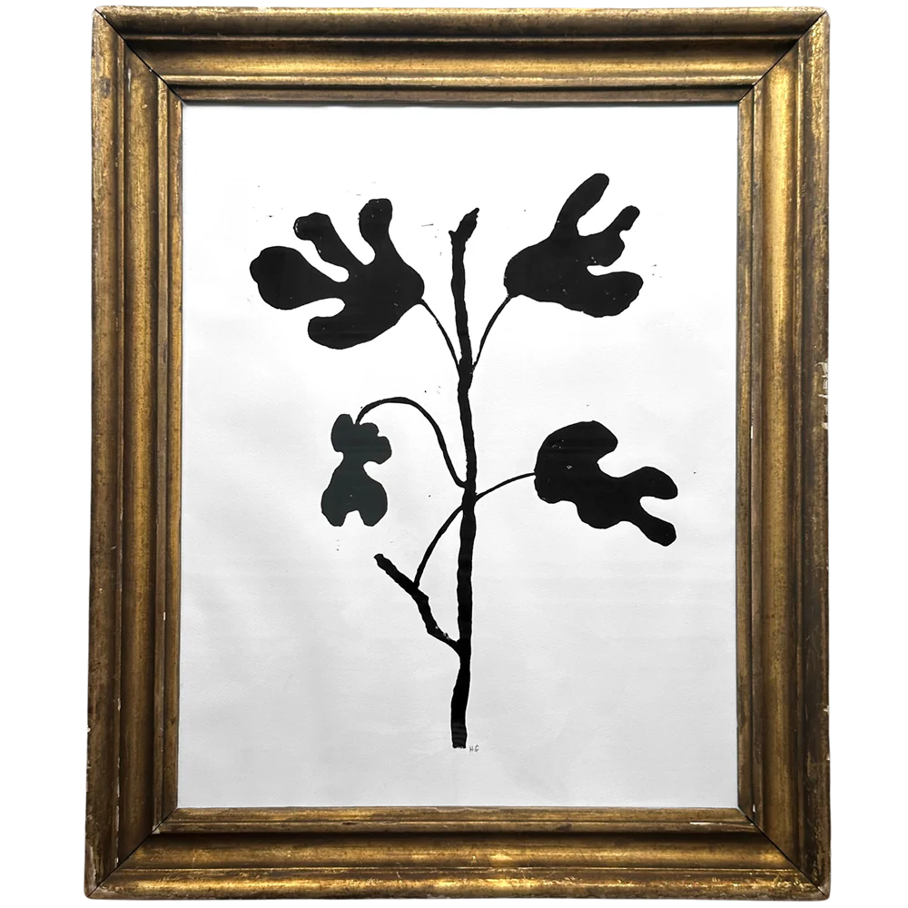 "Fig" in a Vintage Gilded Frame