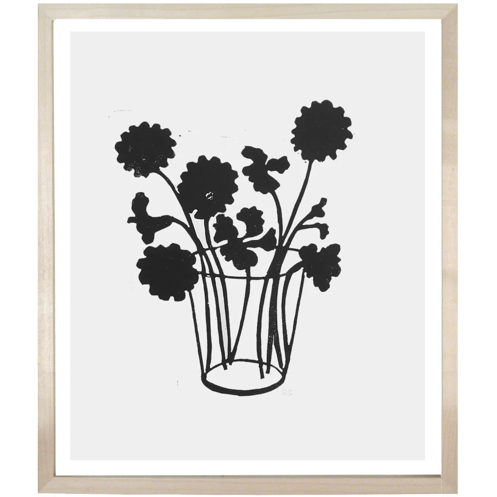 Flowers in a Glass Tumbler 1