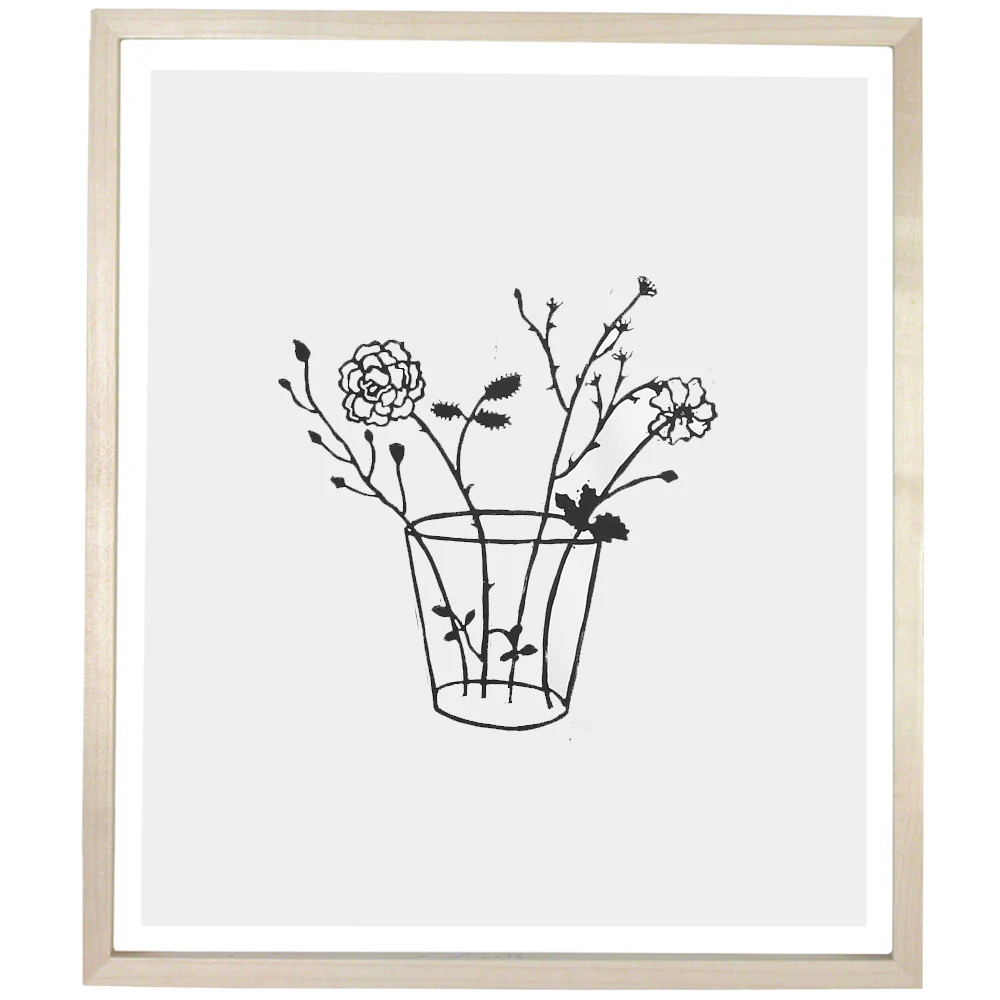 Flowers in Glass Tumbler 2
