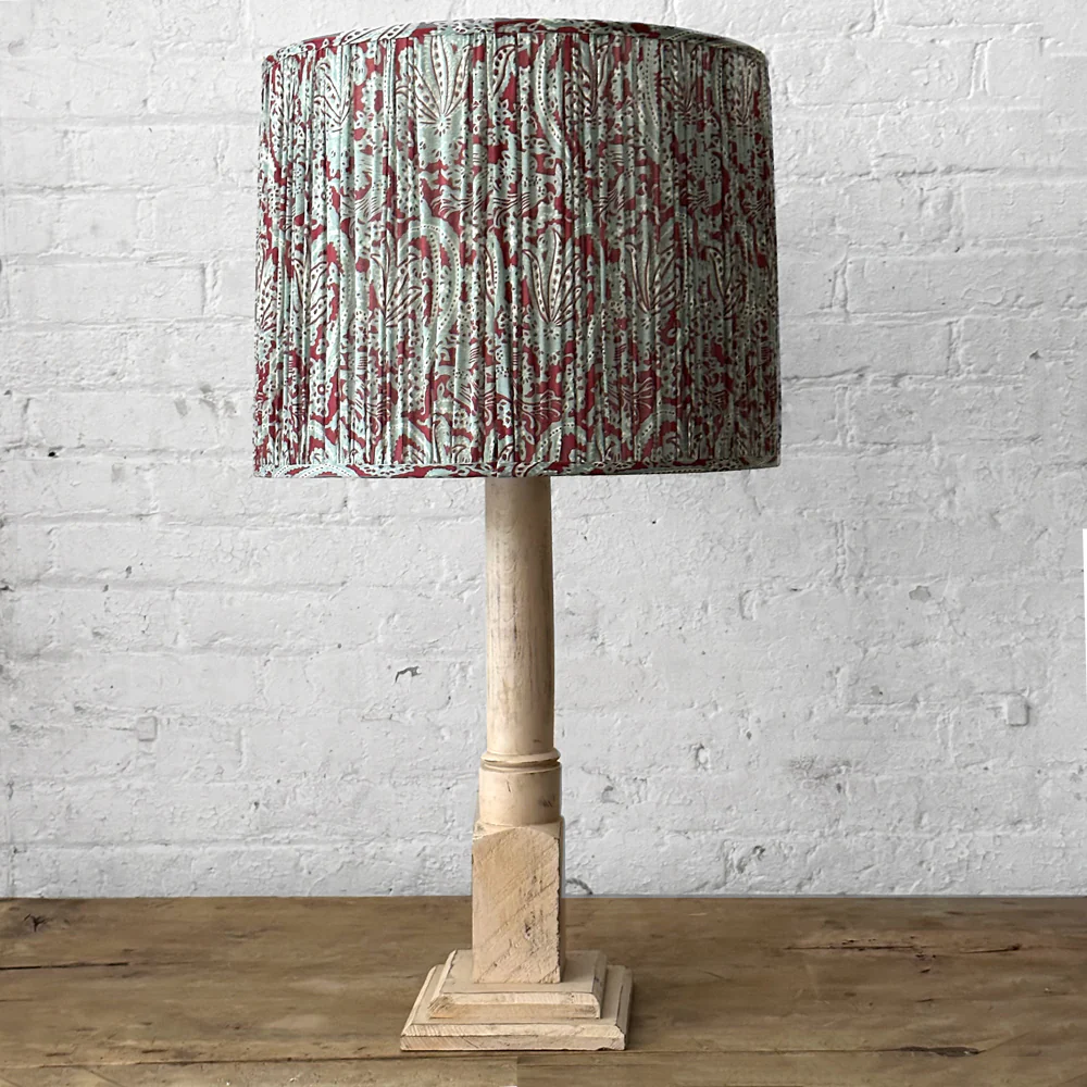 "French Indigo 2" Drum Lampshade - Image 2
