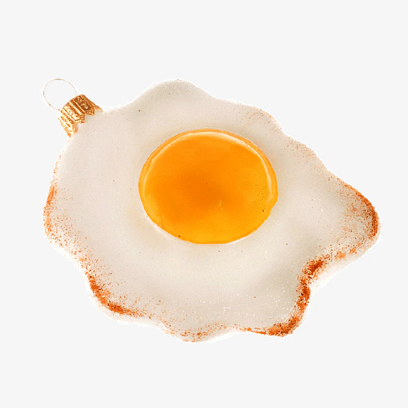 Fried Egg Ornament