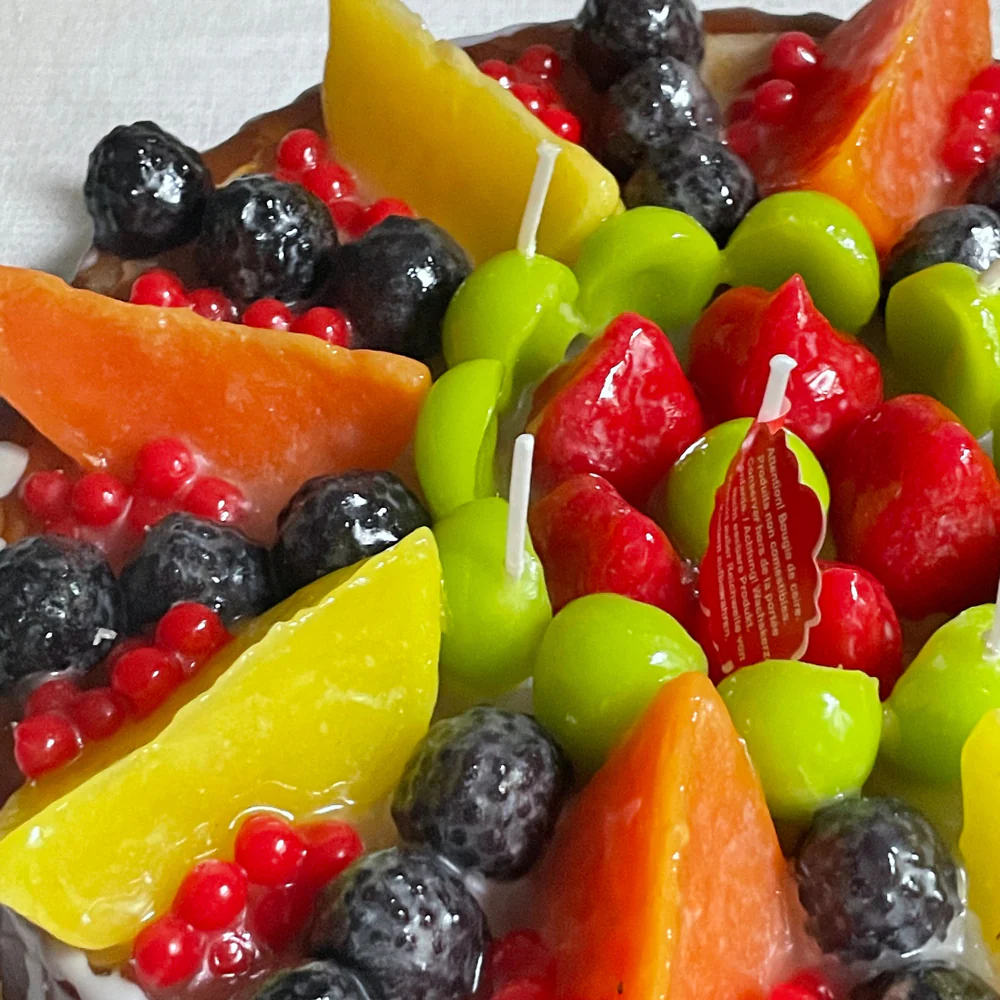 Crostata Frutta Orange Fruit Pie Candle - Image 3
