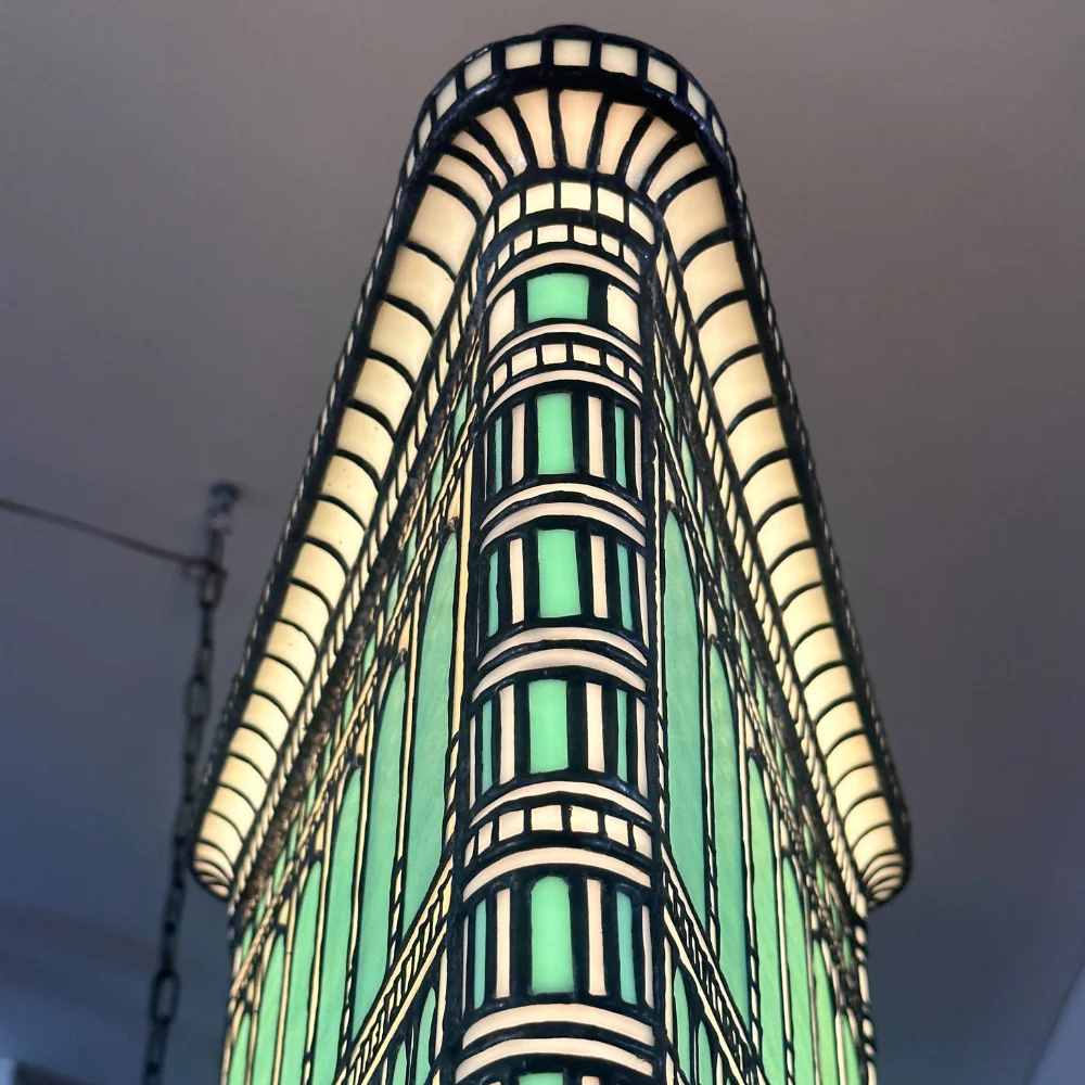 Glass Flatiron Building Light Sculpture by Adam Kurtzman - Image 6