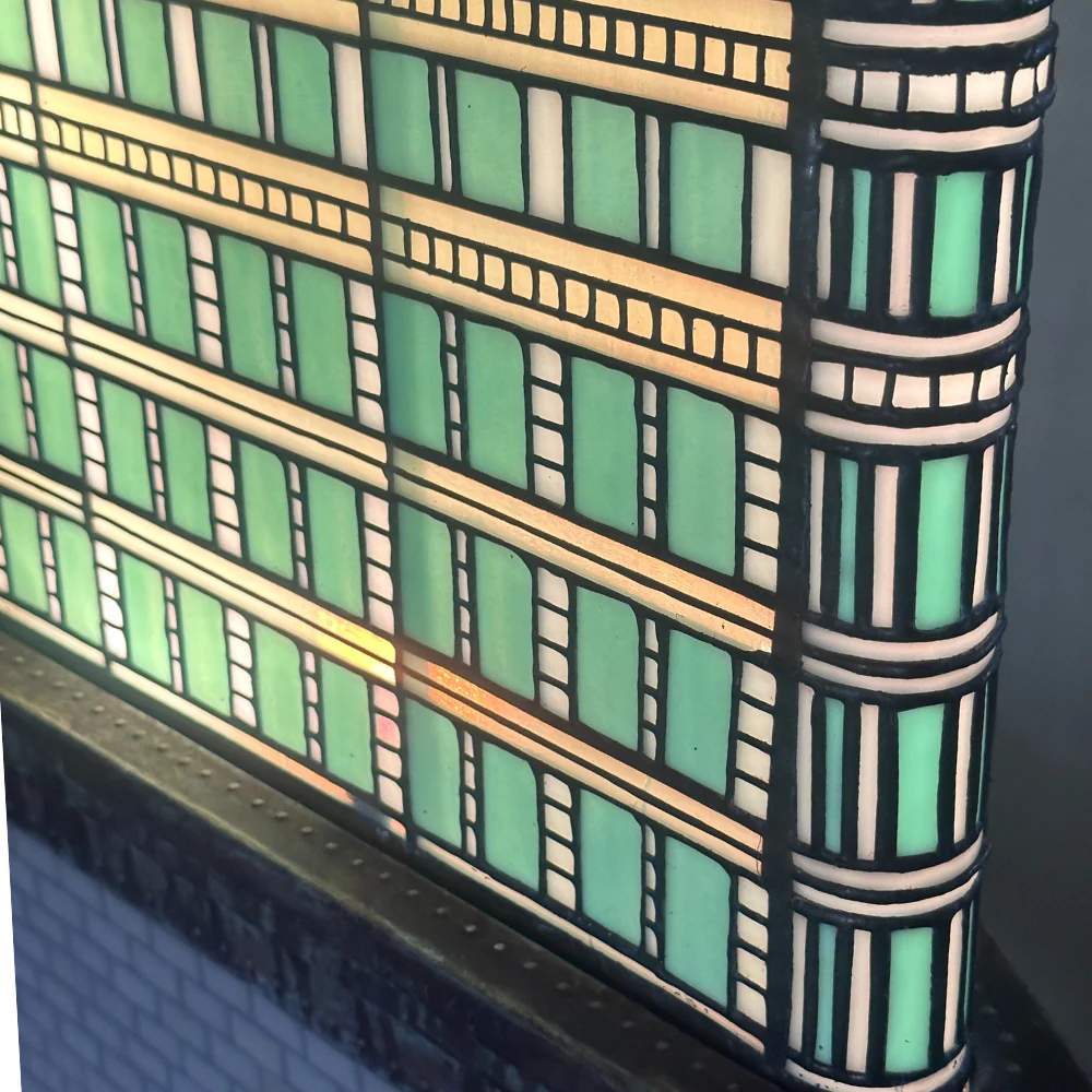 Glass Flatiron Building Light Sculpture by Adam Kurtzman - Image 8