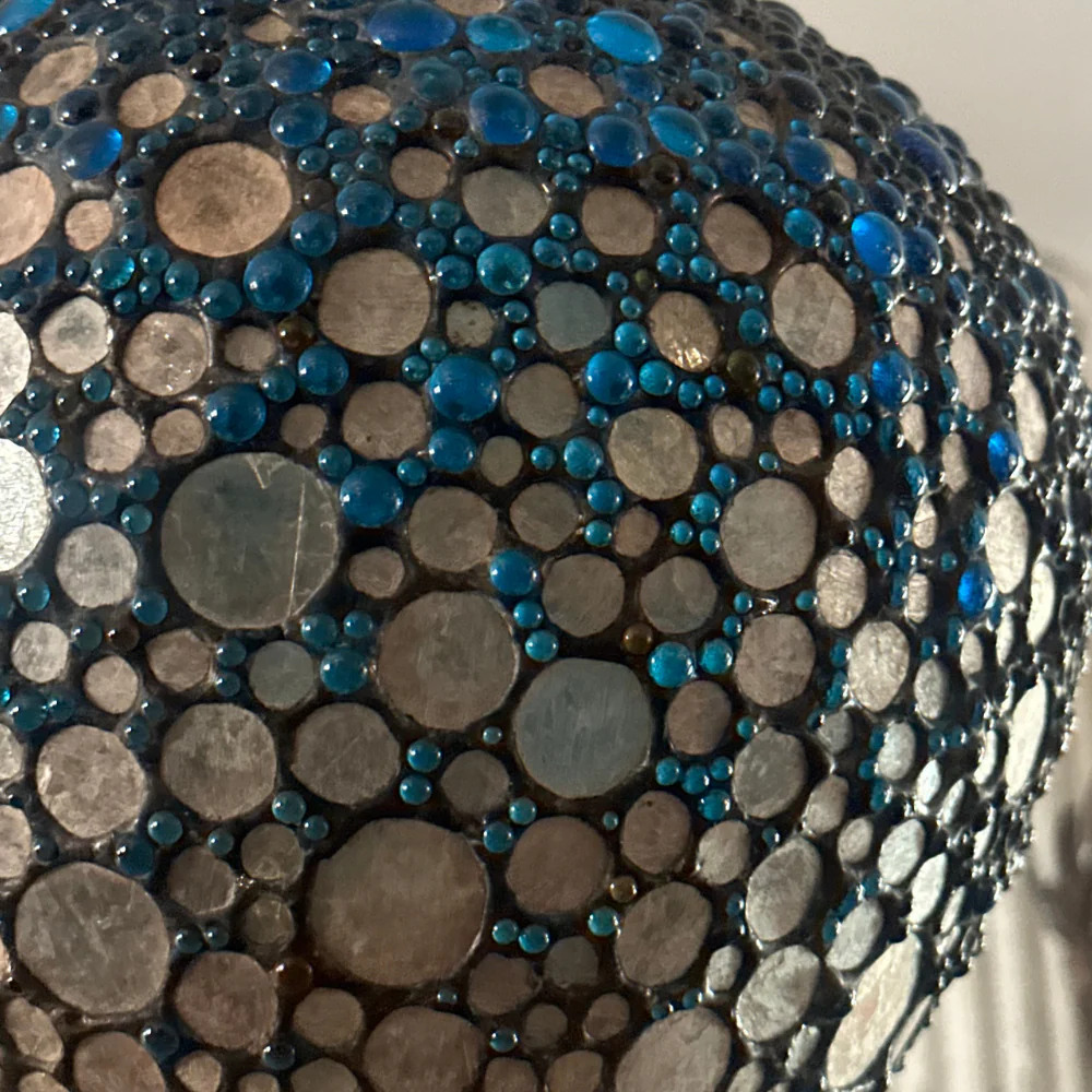 Glass "Majarincess” Lantern in Blue by Adam Kurtzman - Image 8
