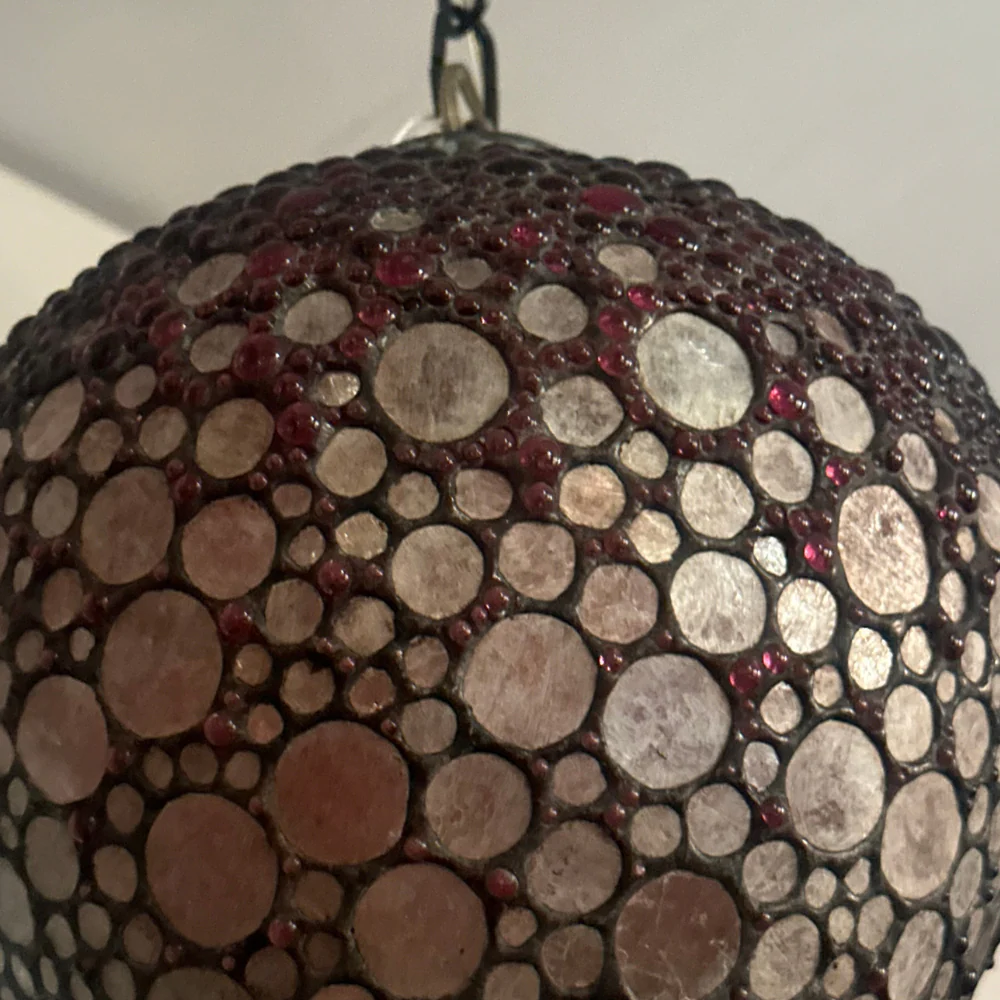Glass "Majarincess” Lantern in Rose by Adam Kurtzman - Image 5