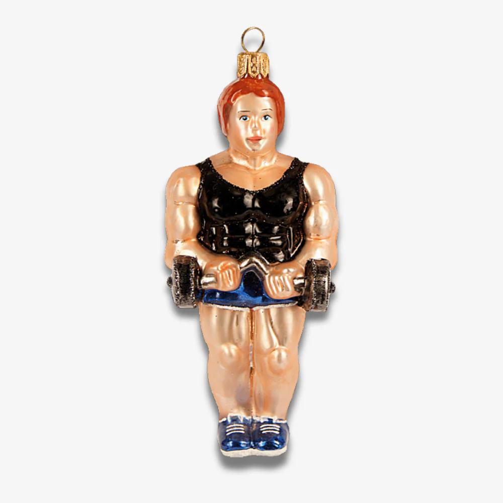 Gym Boy Ornament