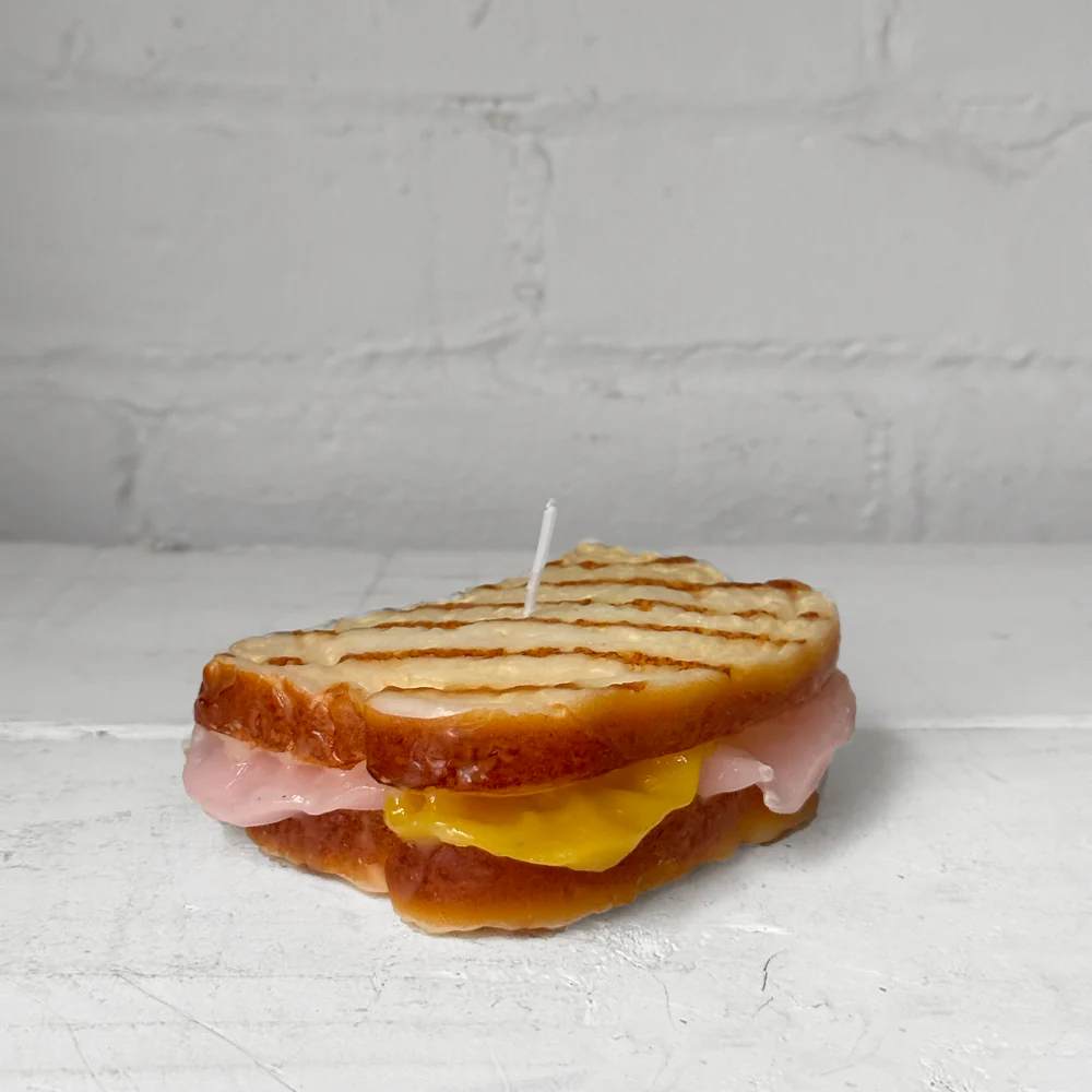 Ham & Cheese Panini Sandwich Candle