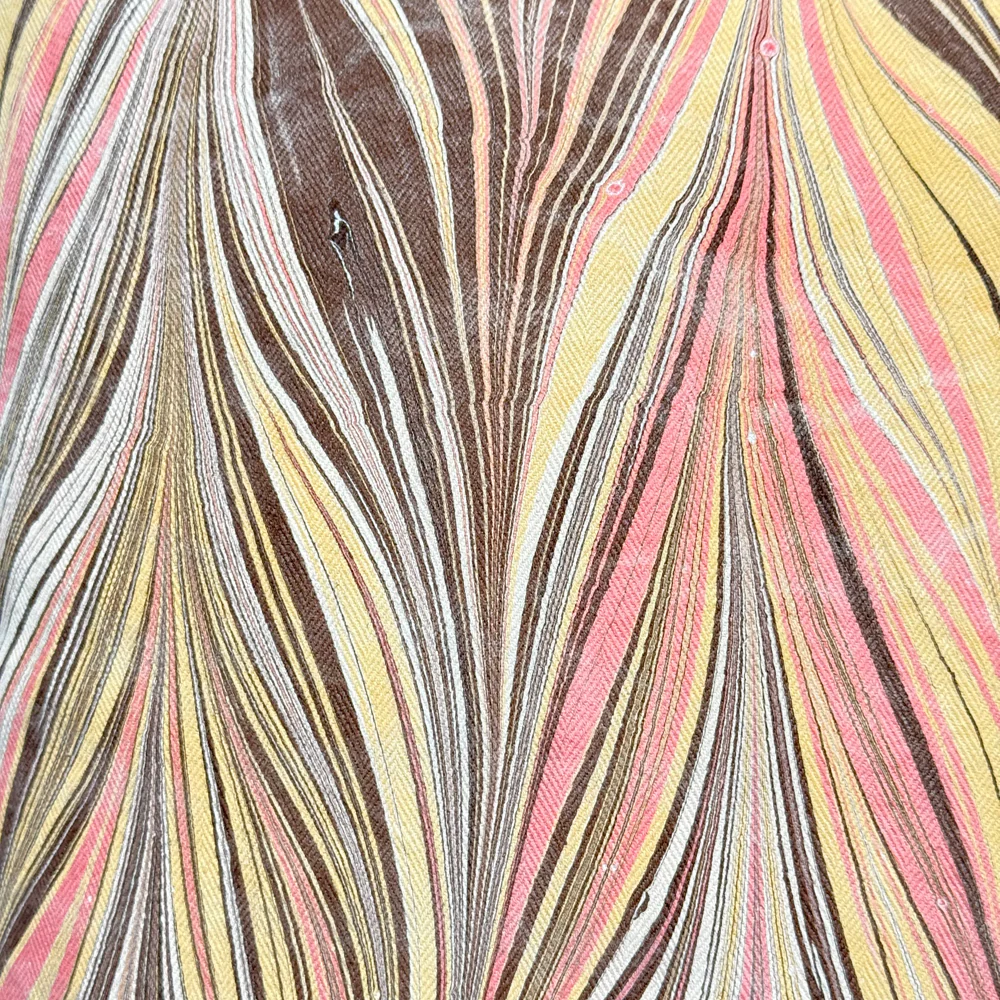 Hand Marbled One-of-a-Kind Pillow (26-06) - Image 6