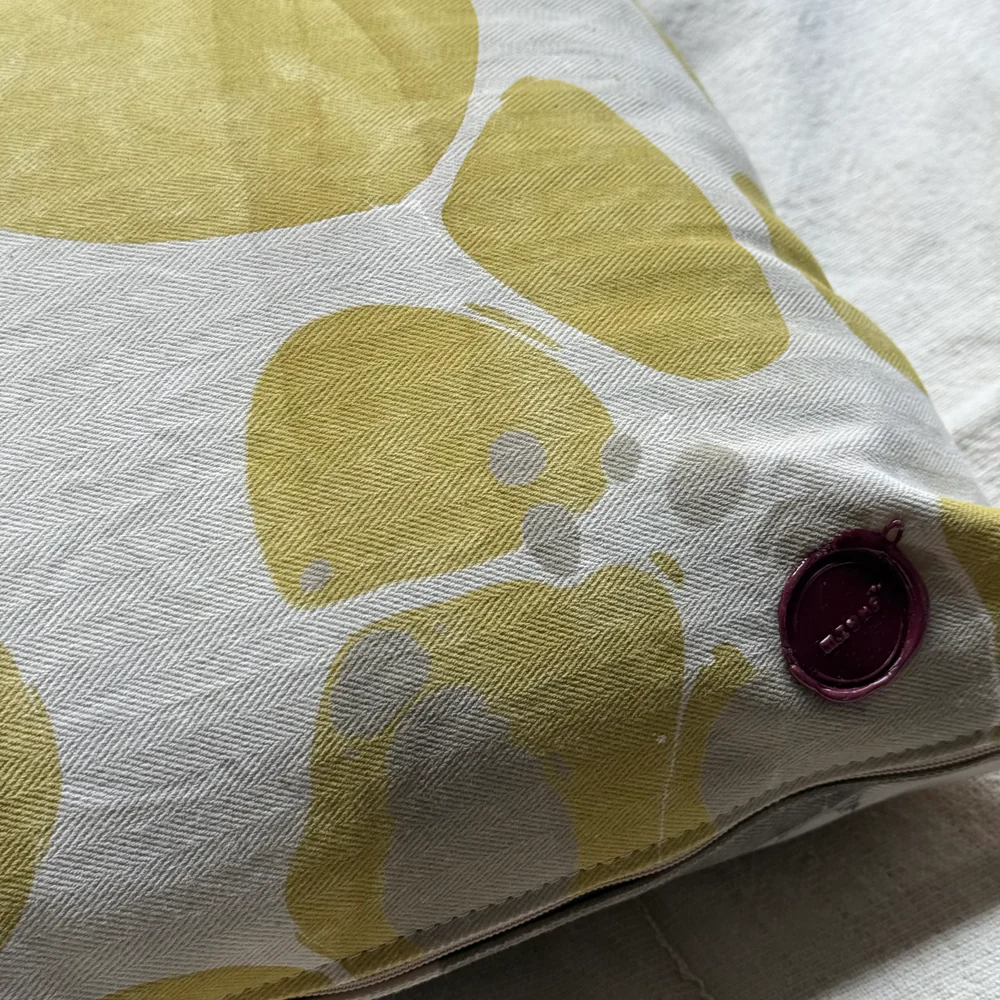 Hand Marbled One-of-a-Kind Pillow (26-16) - Image 3