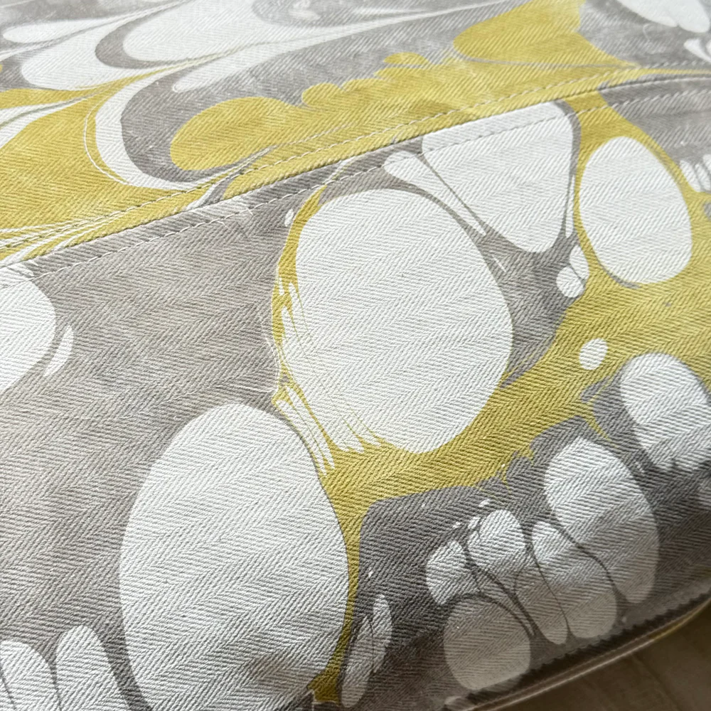 Hand Marbled One-of-a-Kind Pillow (26-16) - Image 5
