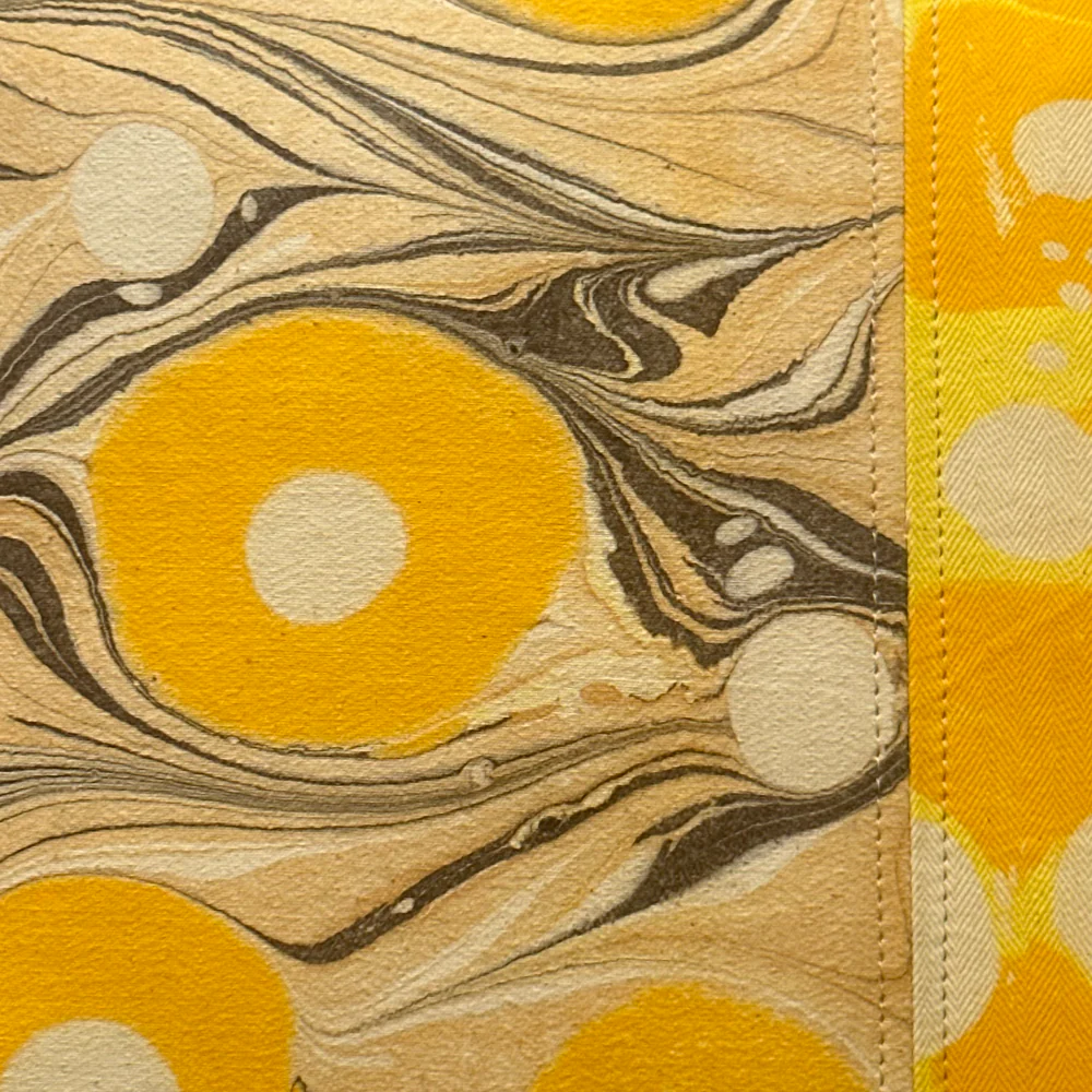 Hand Marbled One-of-a-Kind Pillow (SW727) - Image 4