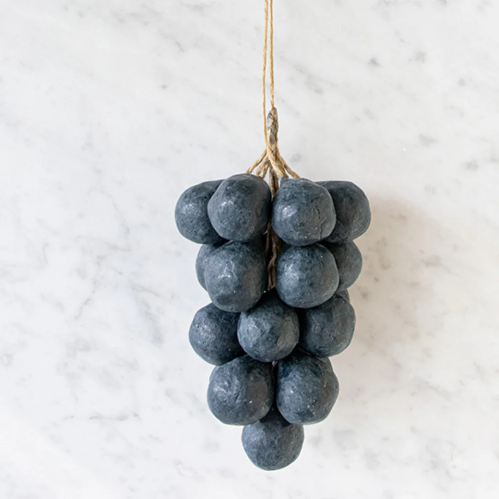 Handcrafted Grape Olive Oil Soap in Slate - Image 2
