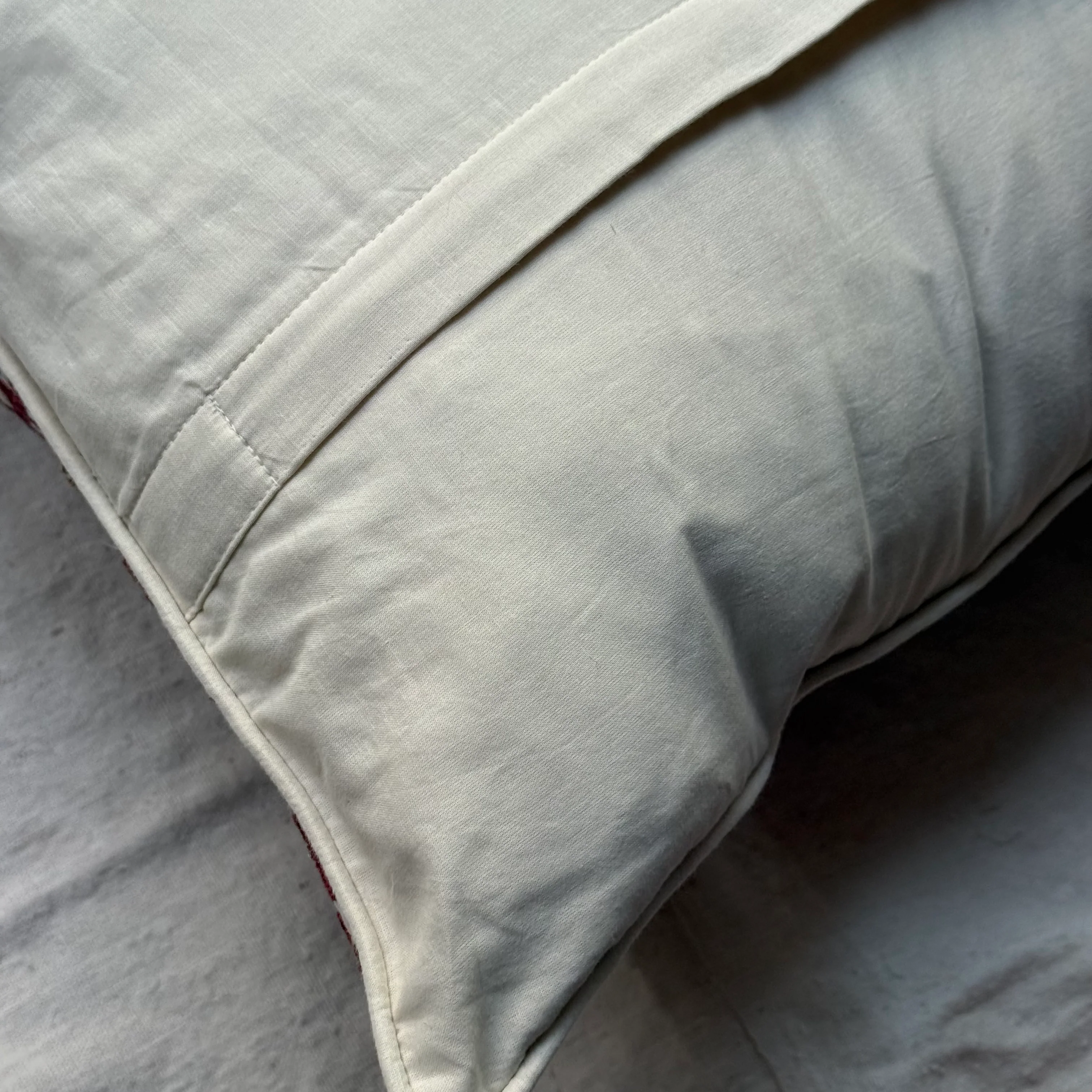 Hazel III Embroidered Cotton Voile Cushion - Image 6