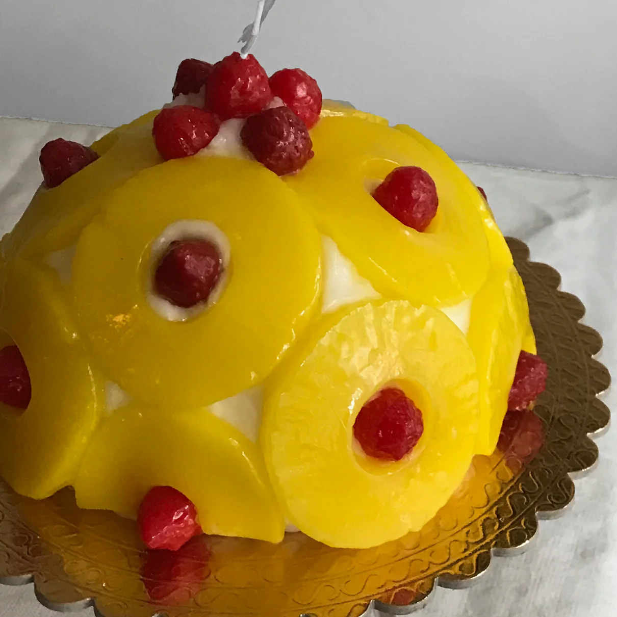 Torta Ananas Pineapple Cake Candle - Image 2