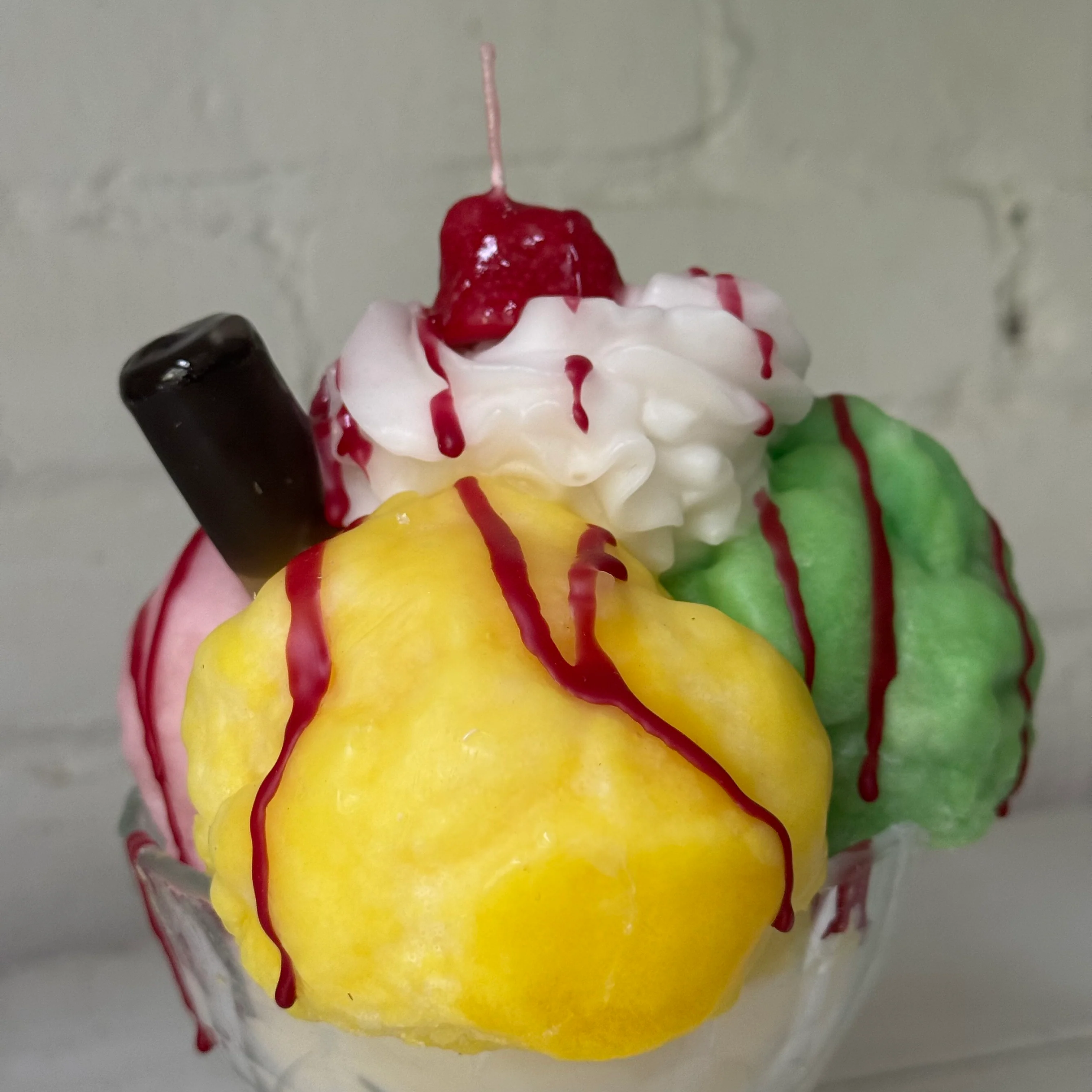 Gelato in a Glass Dish Candle - Image 3