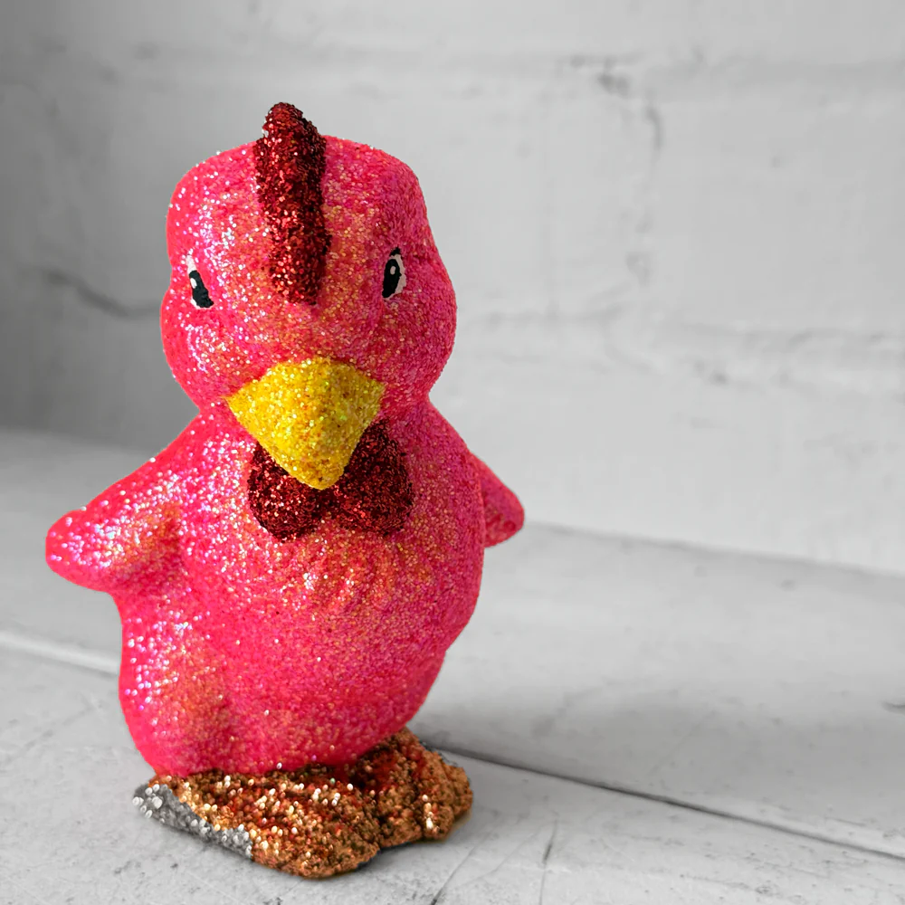 Ino Schaller Pink Glitter Chick - Image 3
