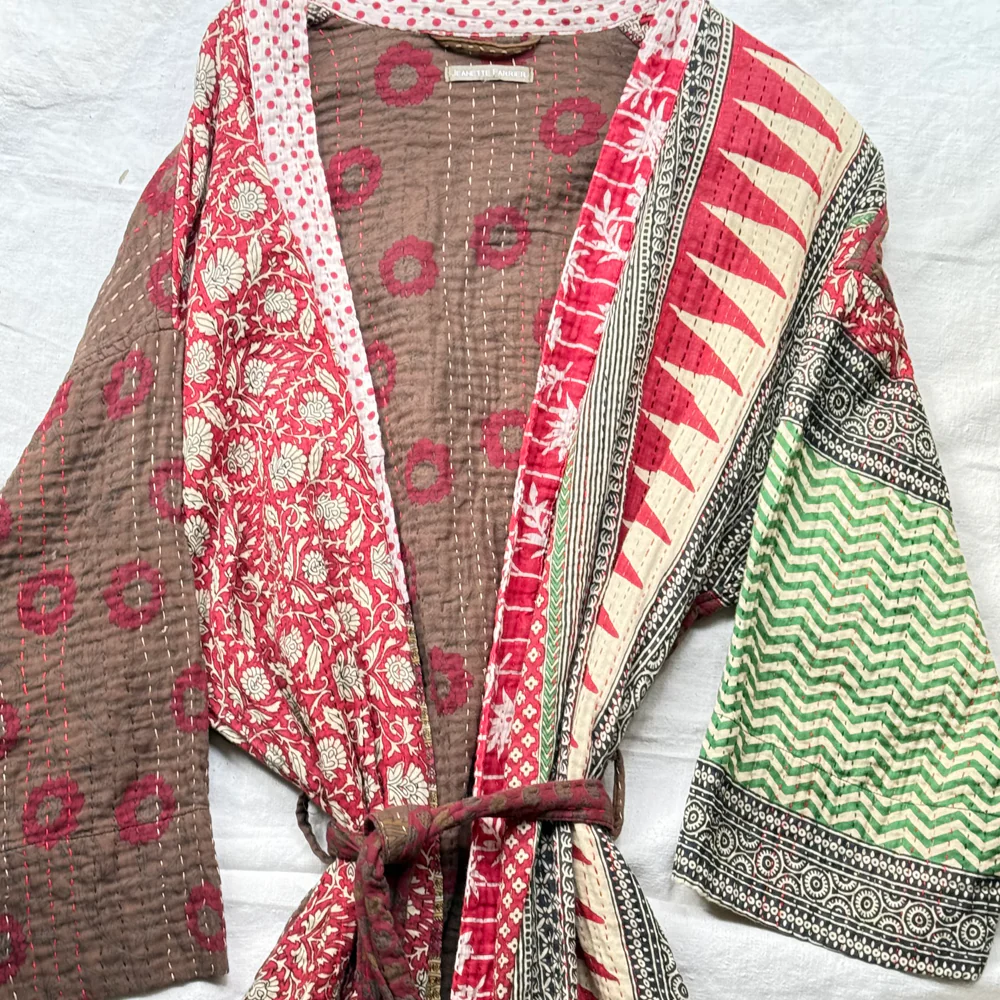 Jeanette Farrier Vintage Sari Robe #2 - Image 2