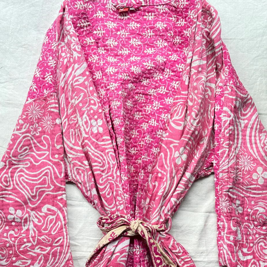 Jeanette Farrier Vintage Sari Robe #3 - Image 2