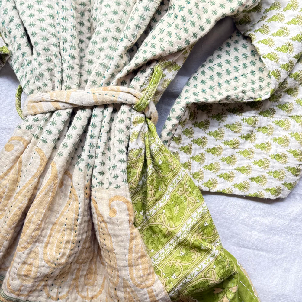 Jeanette Farrier Vintage Sari Robe #4 - Image 6