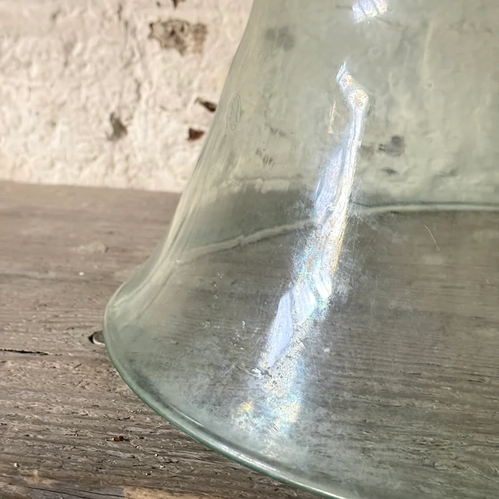 Large 19th-century French Glass Cloche de Melon (LG-01) - Image 3
