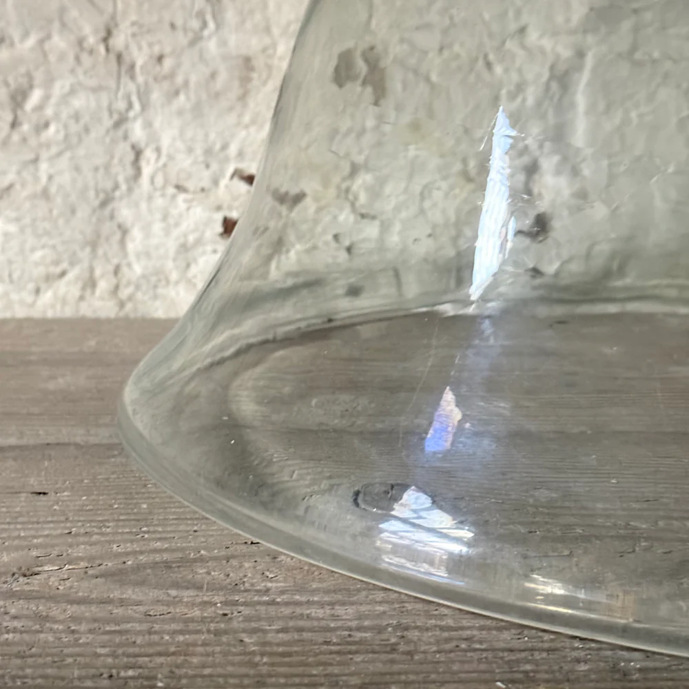 Large 19th-century French Glass Cloche de Melon (LG-02) - Image 3