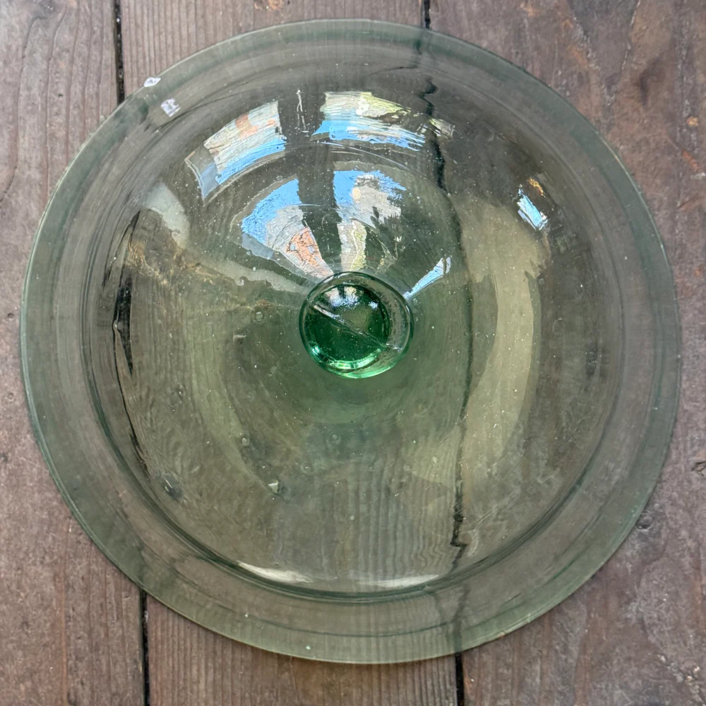 Large 19th-century French Glass Cloche de Melon (LG-04) - Image 2