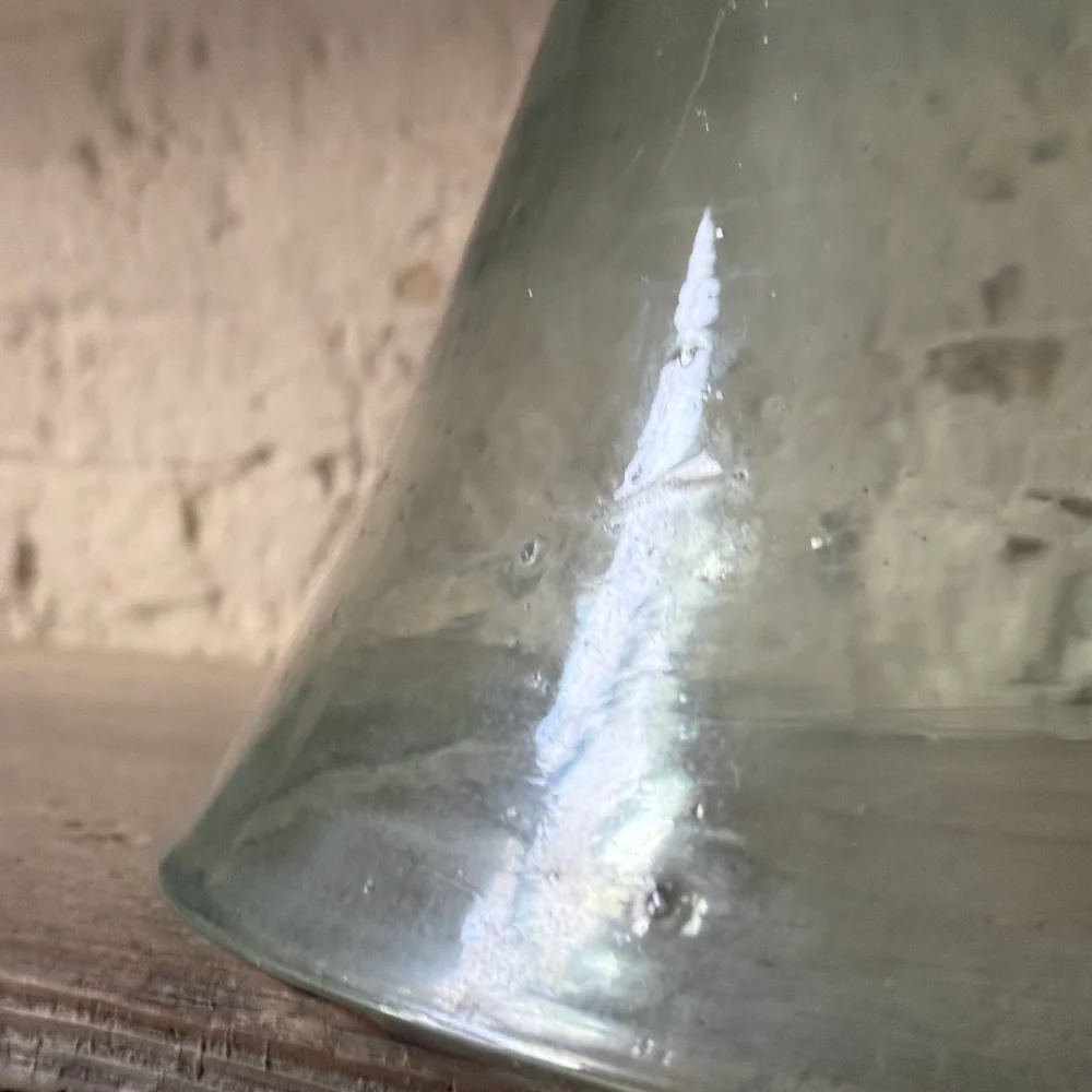 Large 19th-century French Glass Cloche de Melon (LG-04) - Image 5