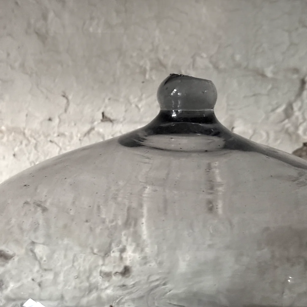 Large 19th-century French Glass Cloche de Melon (LG-05) - Image 3
